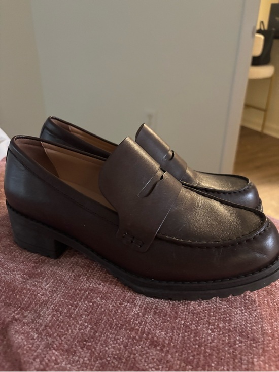 Cole Haan Shoes - Cole Haan Womens Camea Lug-Sole Penny Loafer Flats Womens Shoes
